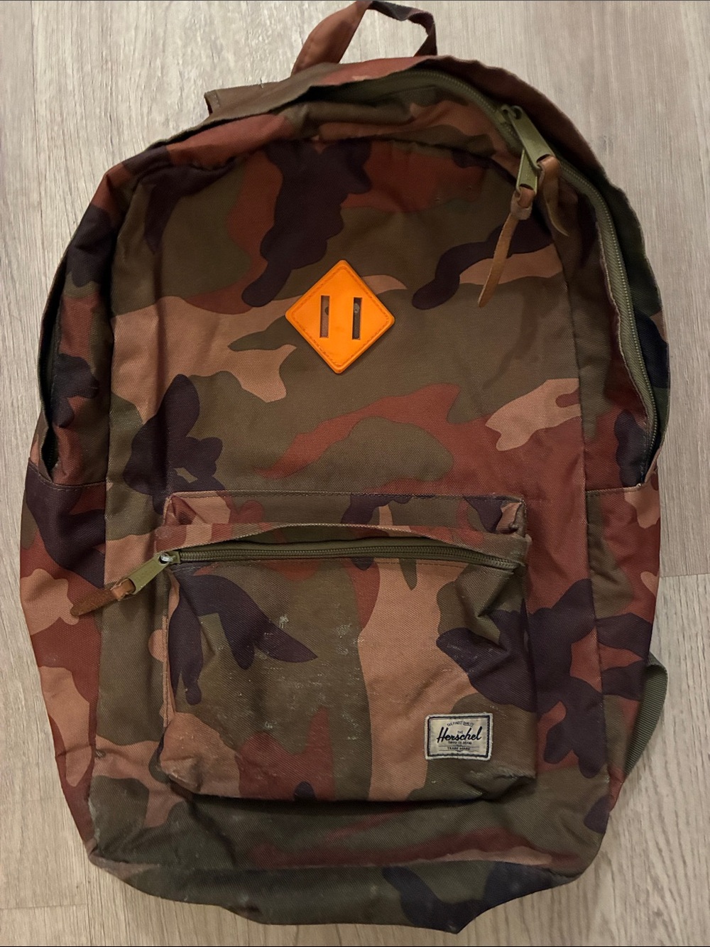 Herschel Supply Company Woodland Camo Backpack in Brown & Green
